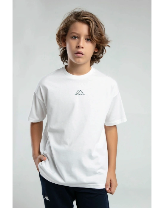 Erkek Çocuk Beyaz Tişört