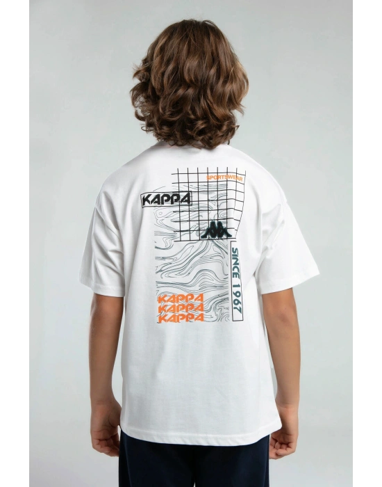 Erkek Çocuk Beyaz Tişört