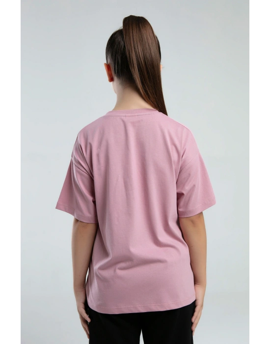 Kız Çocuk Pembe Tişört