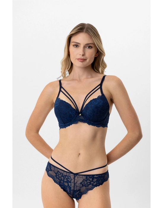 4900 Soft Push Up Kaplı Dantelli Sütyen Takım