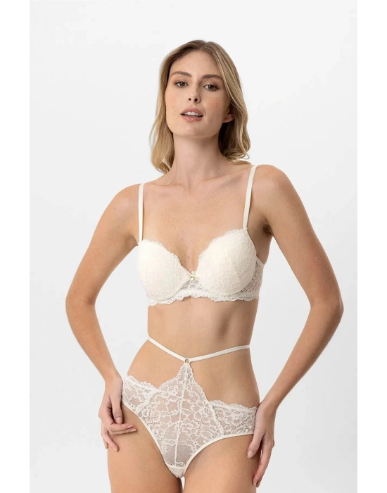 Push Up Kaplı Sütyen Takım