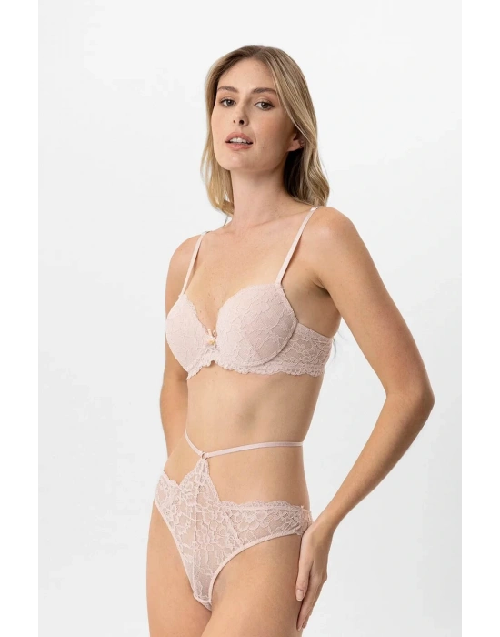 Push Up Kaplı Sütyen Takım