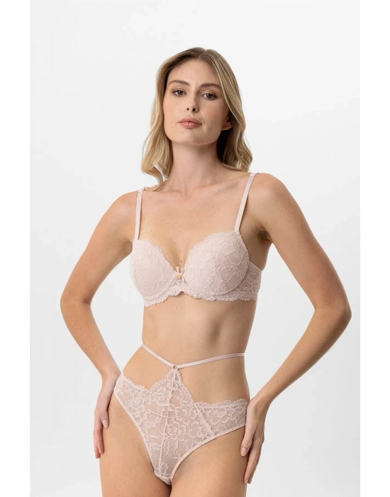 Push Up Kaplı Sütyen Takım