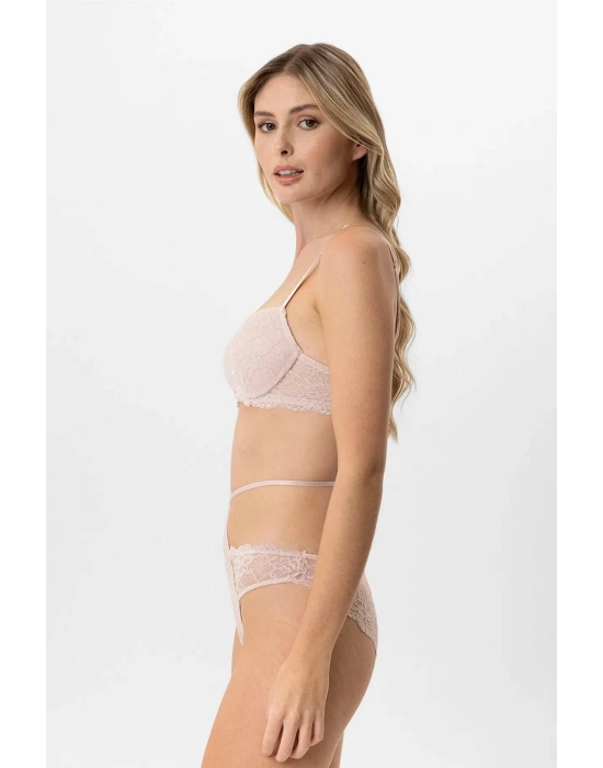 Push Up Kaplı Sütyen Takım