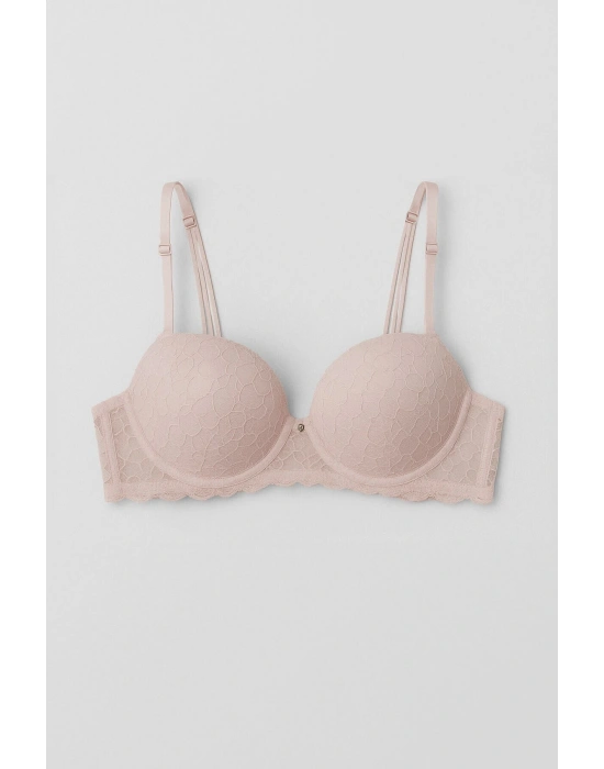 Push Up Kaplı Sütyen Takım