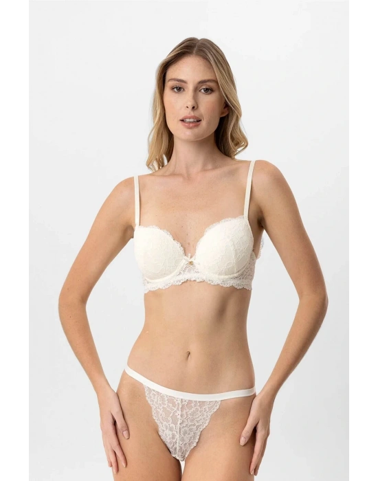 Boş Kaplı Sırt Dantel Detaylı Sütyen Takımı