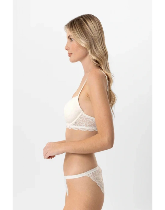 Boş Kaplı Sırt Dantel Detaylı Sütyen Takımı