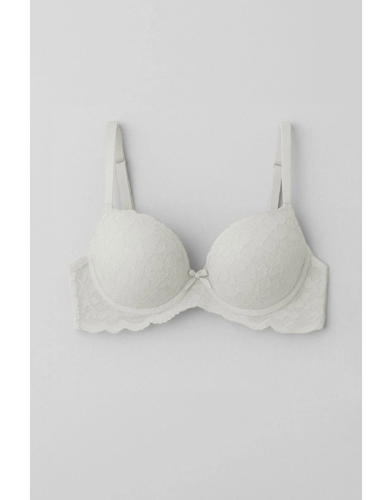 Boş Kaplı Sırt Dantel Detaylı Sütyen Takımı