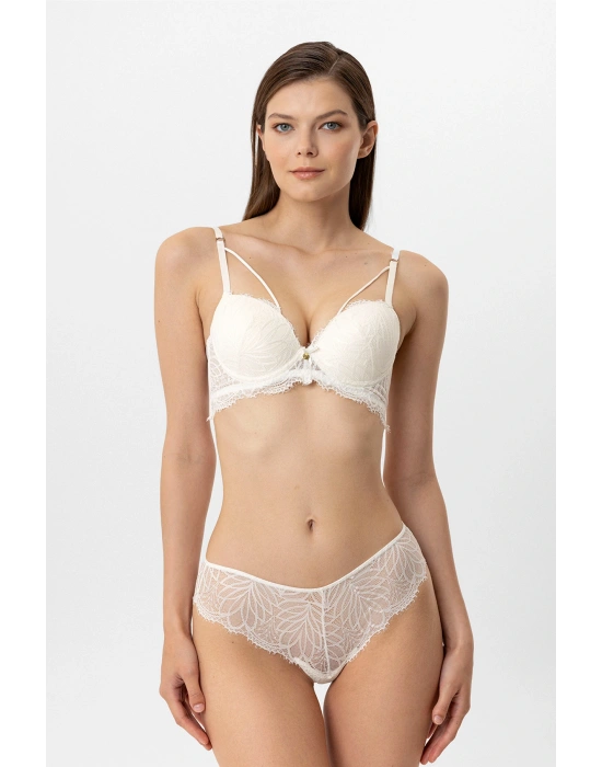 4885 Milan Push Up Kaplı Dantelli Sütyen Takım