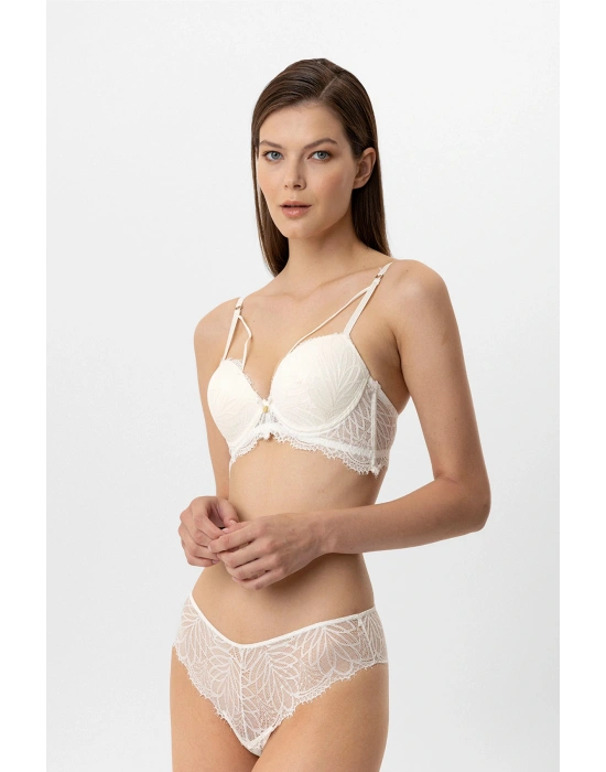 4885 Milan Push Up Kaplı Dantelli Sütyen Takım