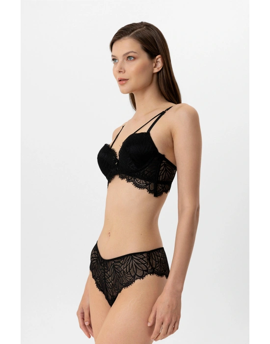 4885 Milan Push Up Kaplı Dantelli Sütyen Takım