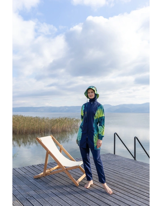 Mona Şapkalı Tesettür Mayo