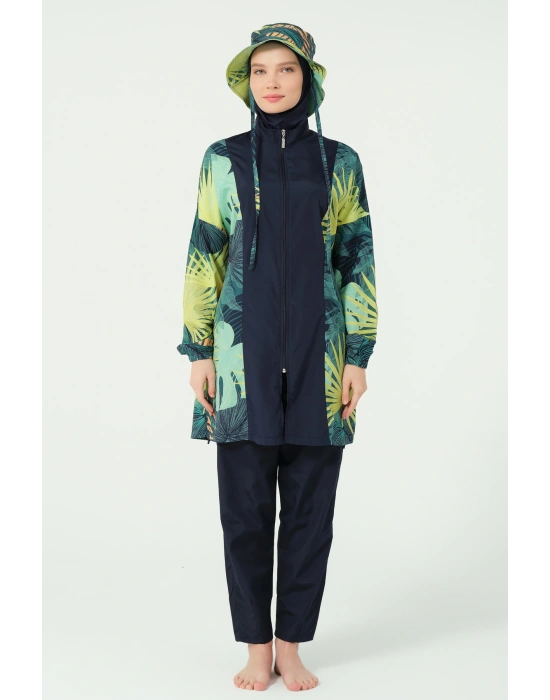 Mona Şapkalı Tesettür Mayo