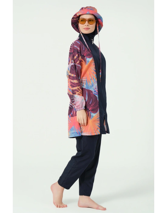 Mona Şapkalı Tesettür Mayo