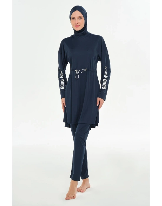Opal Uzun Kollu Tesettür Mayo 3132