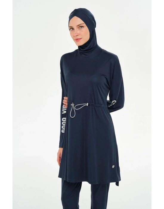 Opal Uzun Kollu Tesettür Mayo 3132