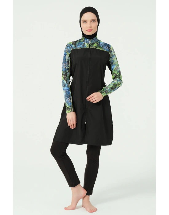 Trop Kıl biye Süslemeli Tesettür Mayo