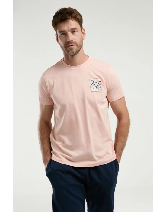 Erkek Pembe Bermuda Takım