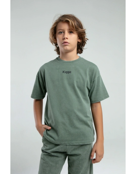 Erkek Yeşil Bermuda Takım