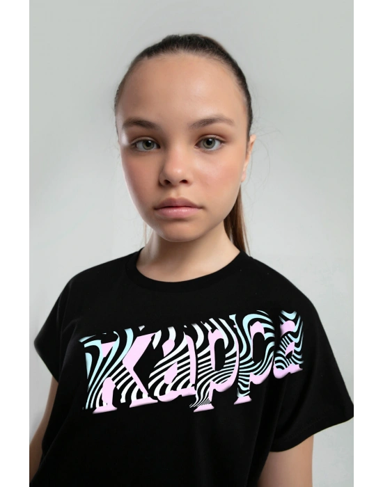 Kız Çocuk Siyah Tişört