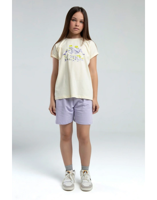 Kız Çocuk Sarı Tişört