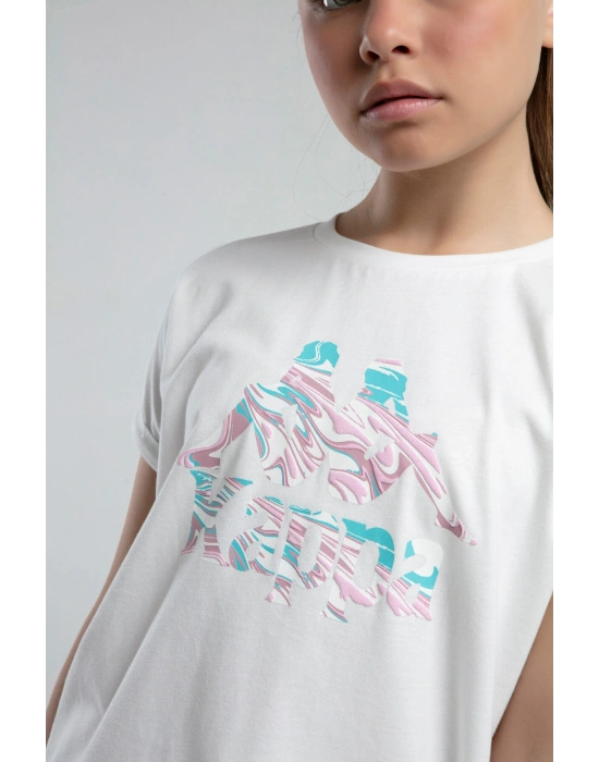 Kız Çocuk Beyaz Tişört