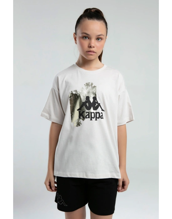 Kız Çocuk Krem Tişört