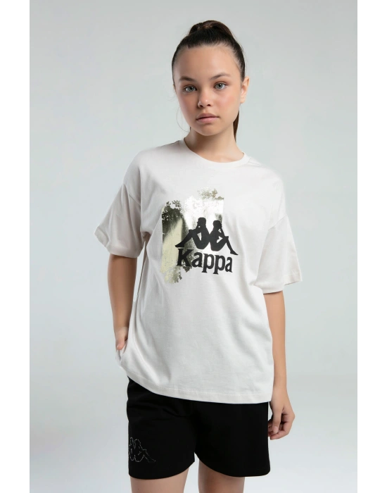 Kız Çocuk Krem Tişört