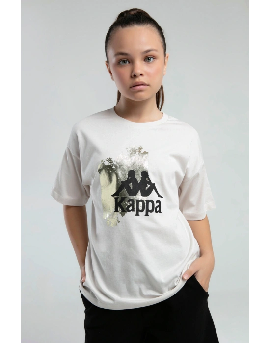 Kız Çocuk Krem Tişört