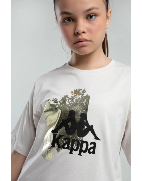 Kız Çocuk Krem Tişört