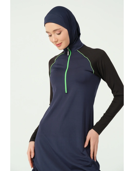 Toplamalı Spor Tesettür Mayo