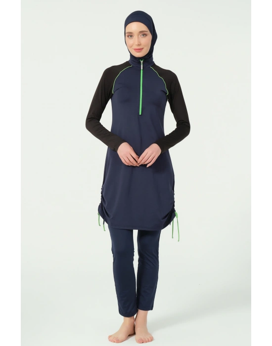 Toplamalı Spor Tesettür Mayo