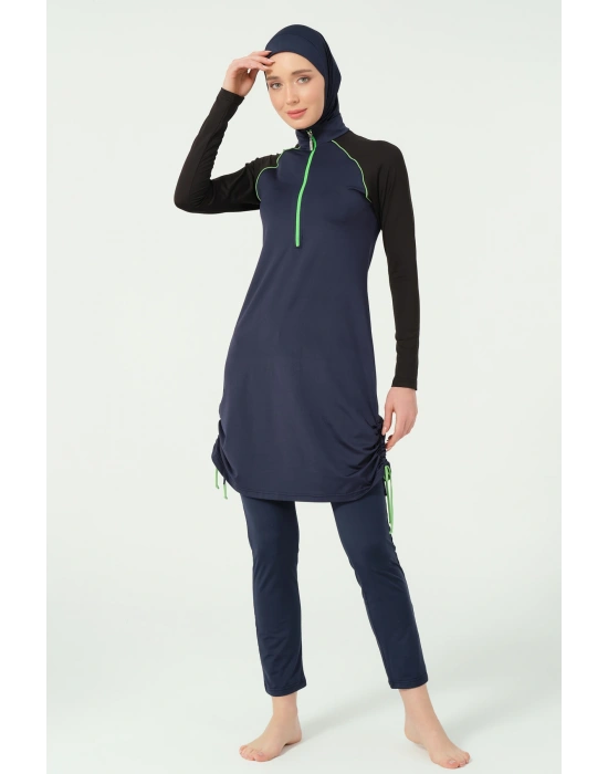 Toplamalı Spor Tesettür Mayo