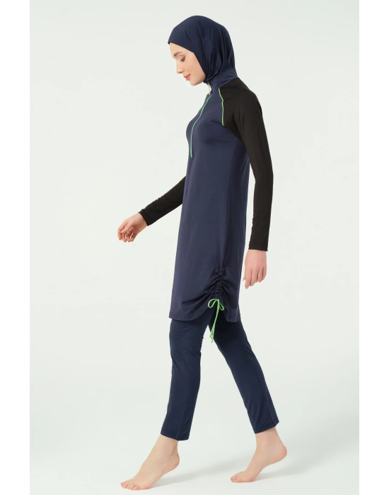 Toplamalı Spor Tesettür Mayo