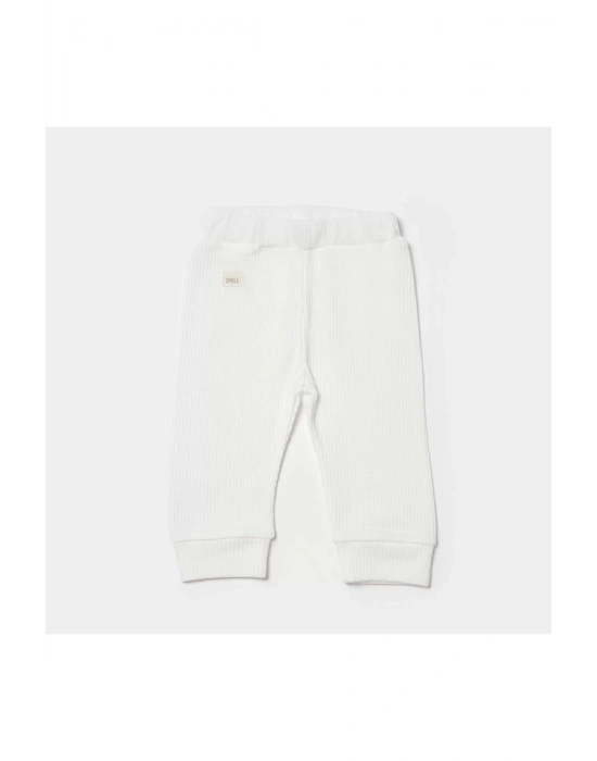 Waffle Smile Bebek Pantolon Ekru