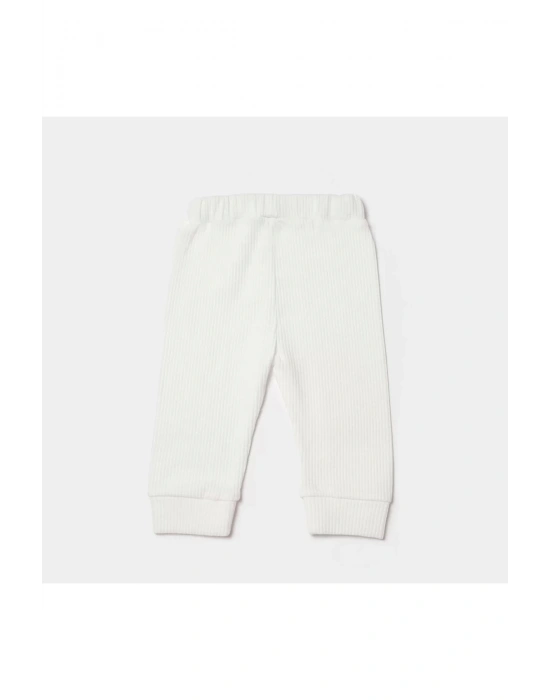 Waffle Smile Bebek Pantolon Ekru