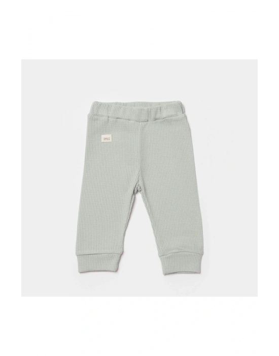 Bibaby Biorganic Waffle Smile Bebek Pantolon 57900 Mint