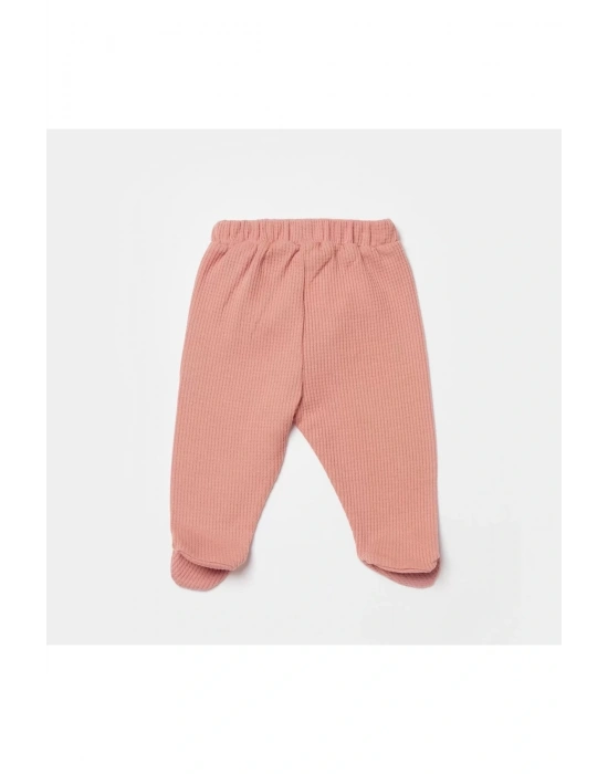 Waffle Smile Patikli Pantolon Redbrown