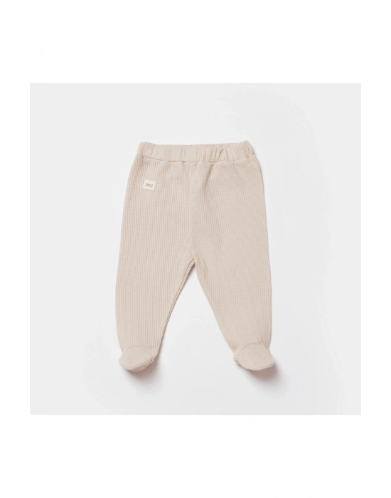 Waffle Smile Patikli Pantolon Ekru