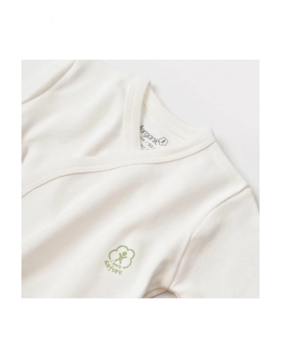 Biorganic Basic Nature İç Dış Bebek Zıbın 73275 Ekru