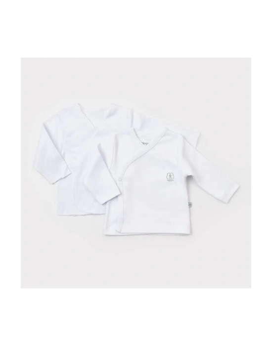 Biorganic Basic Nature İç Dış Bebek Zıbın 73275 Beyaz