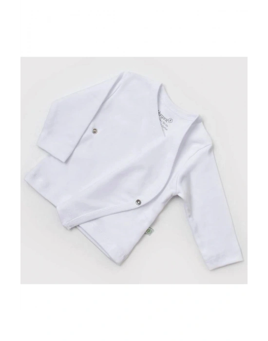 Biorganic Basic Nature İç Dış Bebek Zıbın 73275 Beyaz