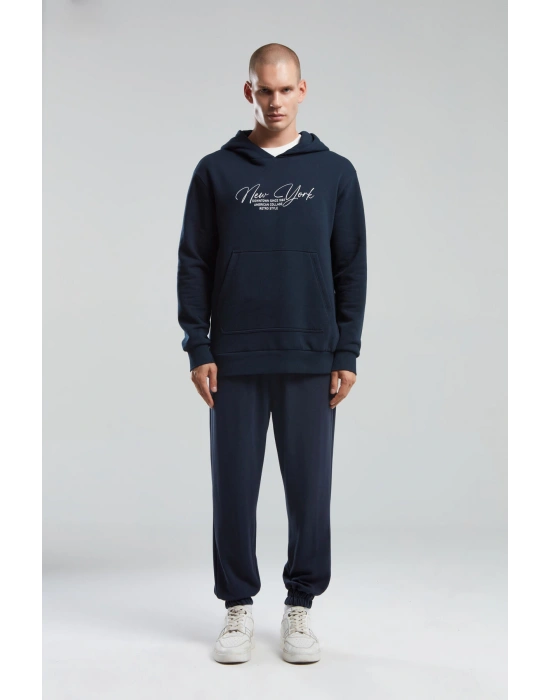 Erkek Lacivert Sweatshirt