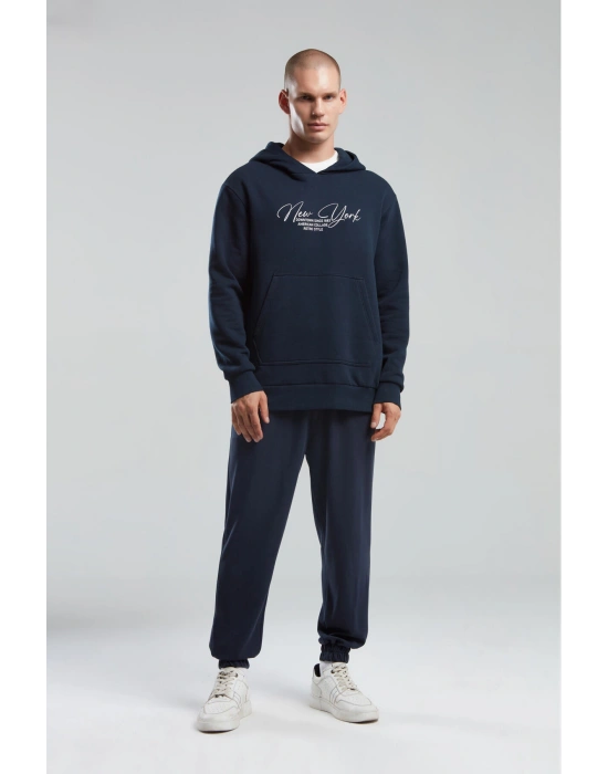 Erkek Lacivert Sweatshirt