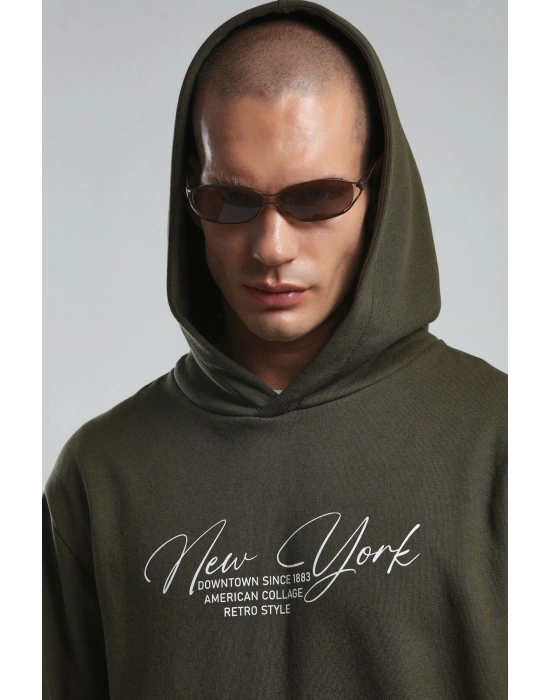 Erkek Yeşil Sweatshirt