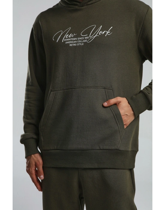 Erkek Yeşil Sweatshirt