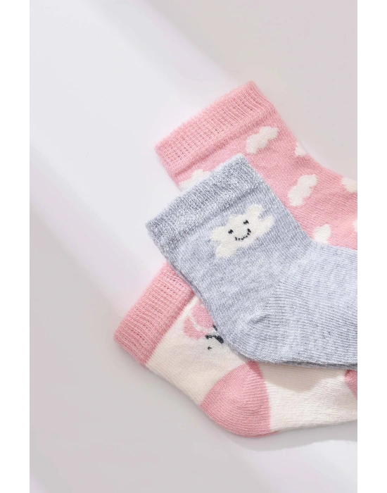 Kız Bebek Çorap Pembe