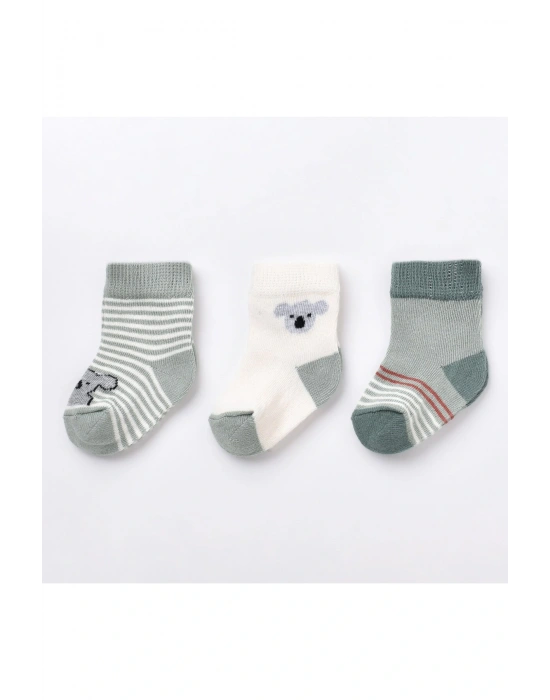 Koala 3lü Bebek Çorabı 68449