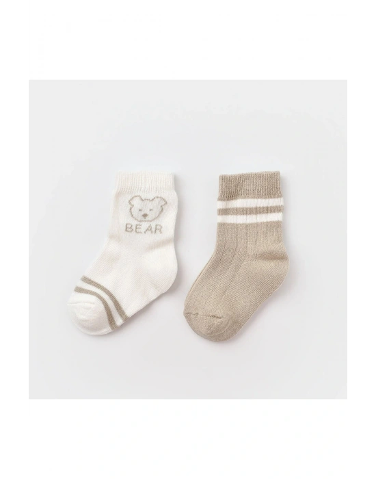 Bear 2li Bebek Çorabı 68408