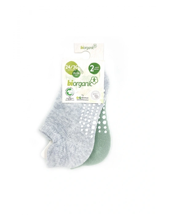 Unisex 2li Kaymaz Çorap 68487